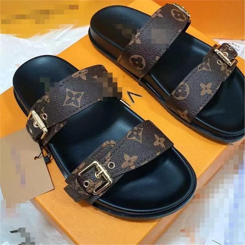 L Brand Export Large Size Women's Flat Beach Sandals Quick-Dry