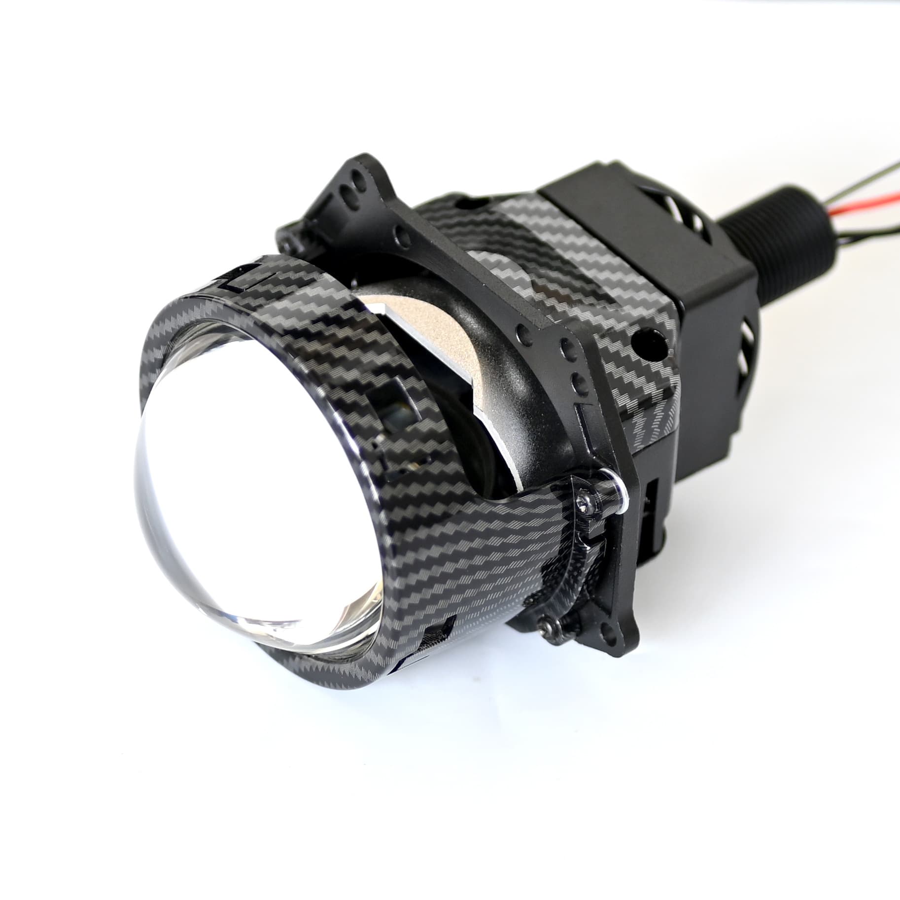 X80 3-Inch Bi-LED Projector Car Headlight BI LED Fish Eye Lens Laser Projector H4 H7 High Power 80W
