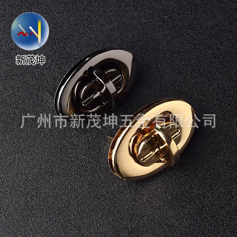 Guangzhou Bag Lock Manufacturer Wholesale Women's Handbag Lock Crossbody Metal Bag Lock Hardware Accessories
