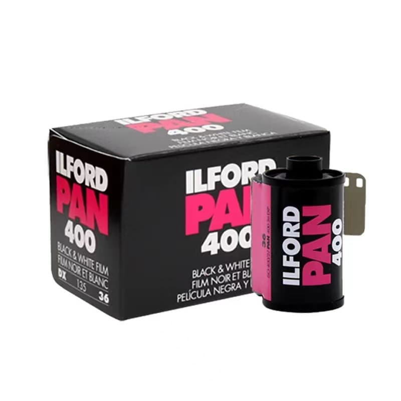 Ilford PAN400 135 Black and White Film, 36 Exposures, Classic British Brand Ilford