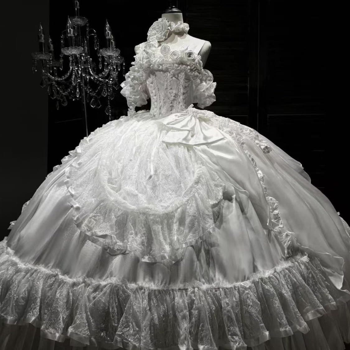 Silent Manor Evening Dress Women New Corset Dress Student Birthday Adult Ceremony Princess Skirt