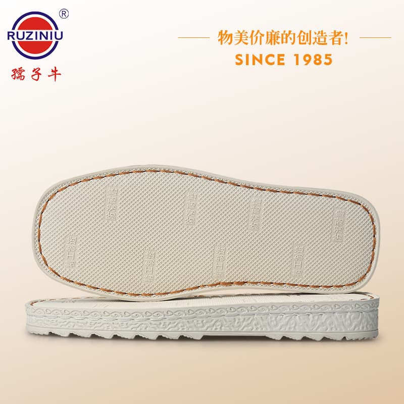 Ruzi Niu Premium New Style Winter Anti-slip Warm Handmade Crocheted Shoes with Soft Sole
