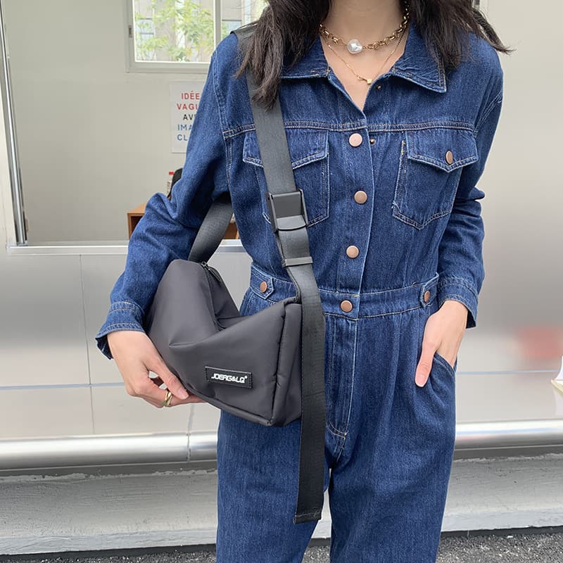 Qiaoge Factory Spring New Crossbody Bag Oxford Cloth Large Capacity Casual One-Shoulder Bag Minimalist Women's Bag Dropshipping