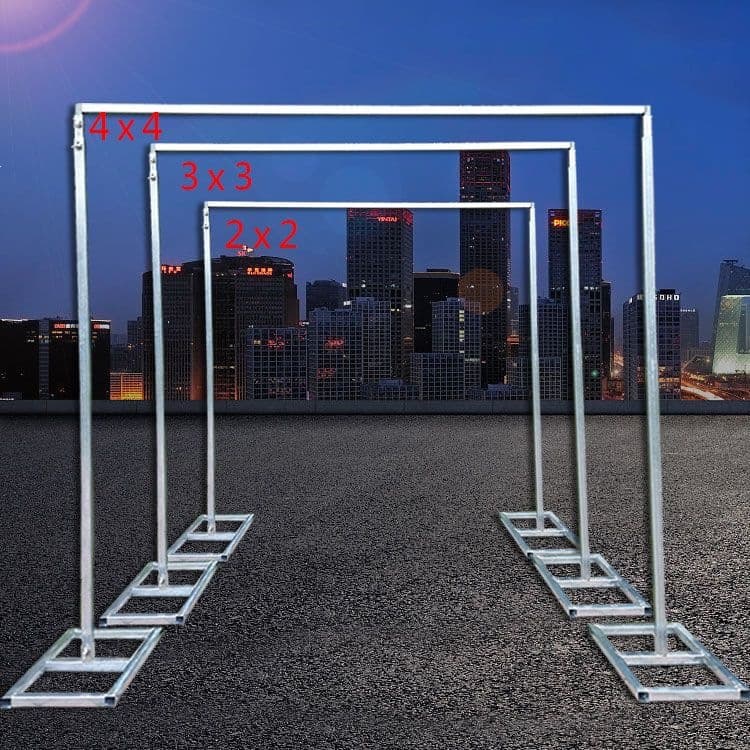 Wedding props background stand telescopic shelf thickened galvanized tube gauze curtain support rod gauze mantle frame