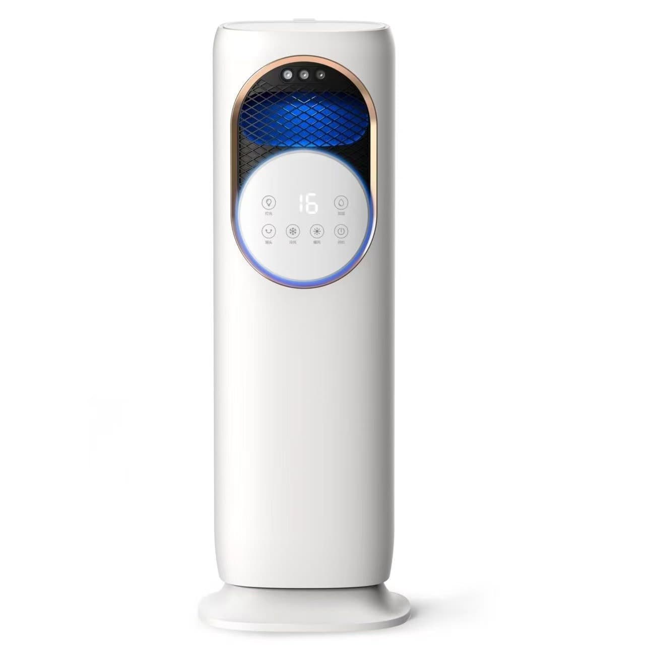 Dual-Mode Air Cooler Fan for Home Use, Quiet Operation, Portable Vertical Evaporative Air Cooler, All-in-One Air Conditioning