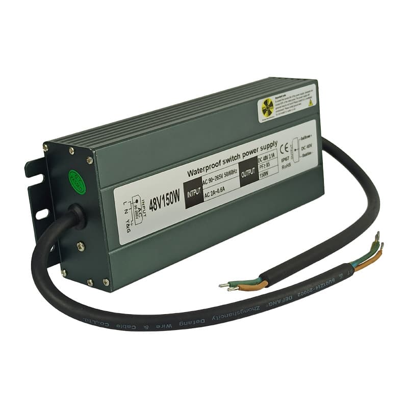 48V 150W Waterproof Power Supply Factory Direct 110V 220V to 48V Waterproof Atomization Humidification Power Supply Livestock Power Supply