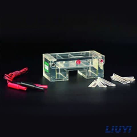 Agarose Horizontal Electrophoresis System, Liuyi DYCP-33A with adjustable legs.