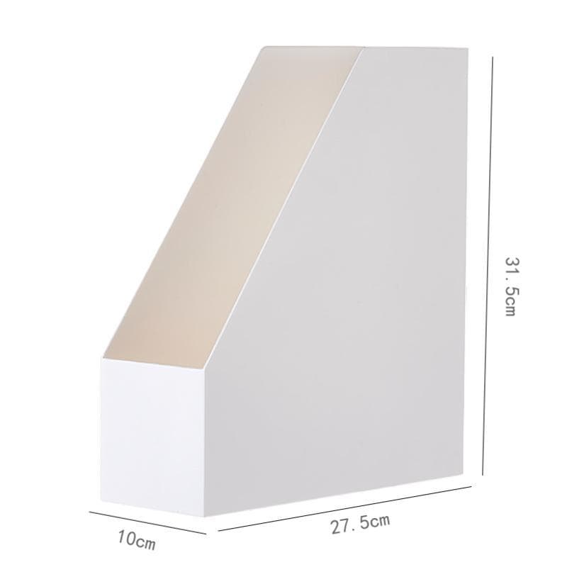 Desktop Office File Rack Plastic Japanese-Style Storage Organizer Supplies Book Storage Box Wholesale Organizer Rack Bookend