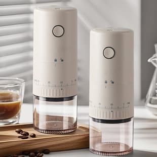 Cross-border Portable Electric Coffee Grinder USB Rechargeable Coffee Grinder Electric Coffee Grinder Coffee Bean Grinder New