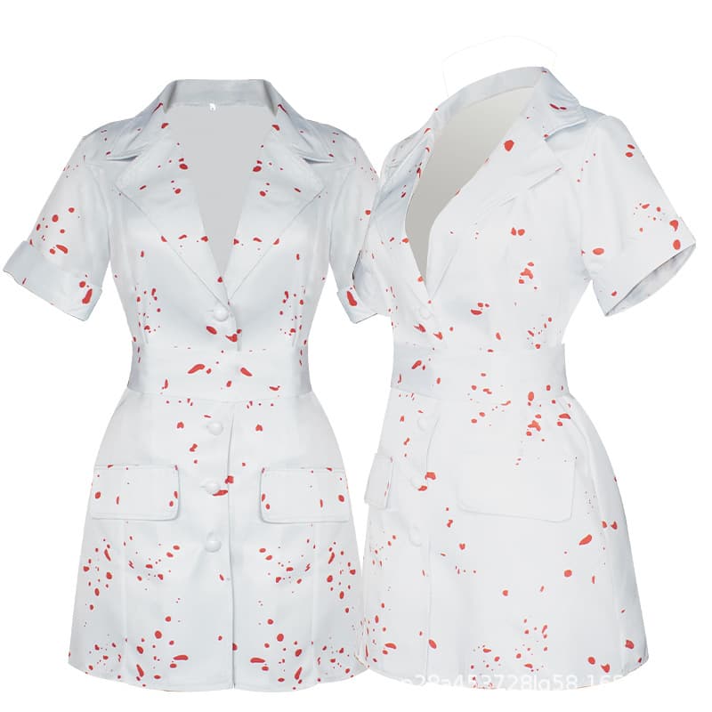 Silent Hill 2 RE Nurse Cosplay Costume Silent Hill Remake Horror Zombie Nurse Role-Playing Cosplay