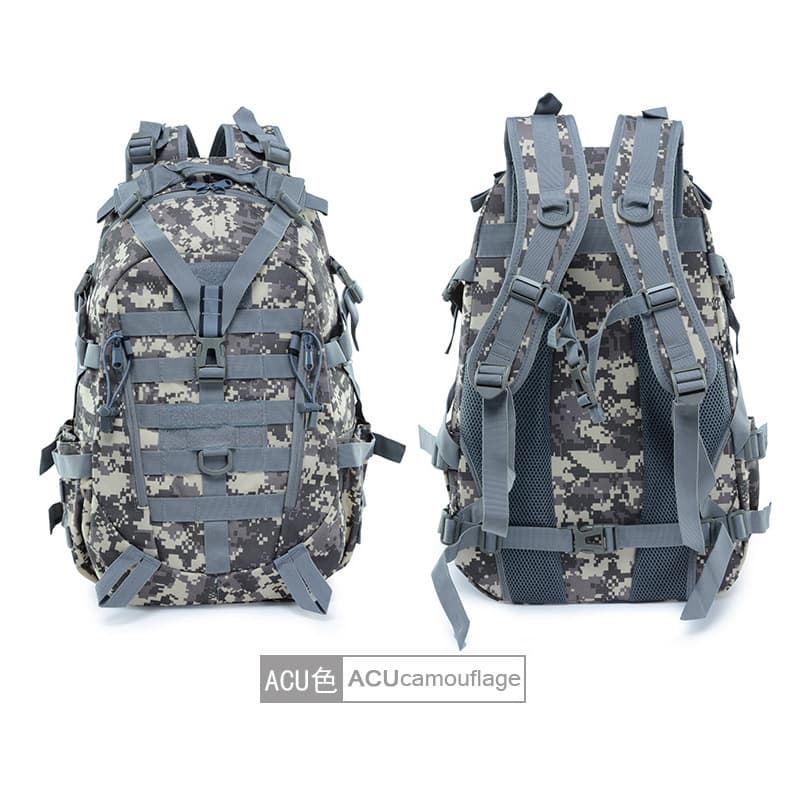 Outdoor Travel Camouflage Tactical Backpack Lightweight Hiking Cross-Country Sports Climbing Bag Large Capacity Men's Backpack
