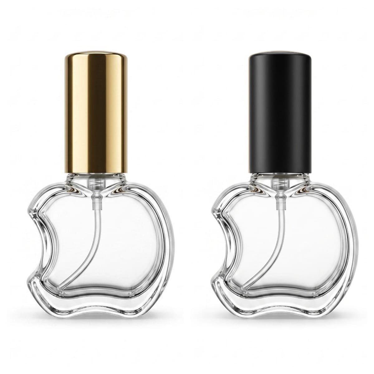 10ML perfume bottle screw-top refill bottle Apple perfume glass bottle replacement sample bottle portable travel refill bottle