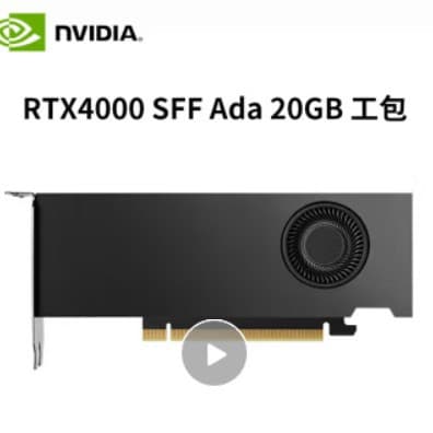 NVIDIA RTX 4000 SFF Ada AI Drawing 3D Modeling Acceleration Graphics Card