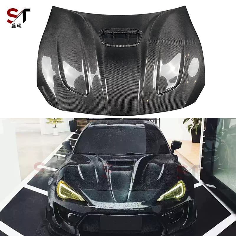 Suitable for Toyota Gt86 Subaru Brz Carbon Fiber Hood Hood Car Cover Surrounding Car Accessories Exterior