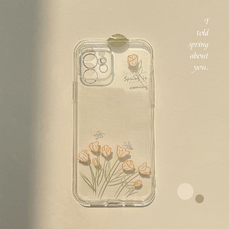 Korean Style Fresh iPhone Case 16 Apple 17 Pro Max Silicone 12 Compatible 11 Soft 13 Case 14 Plus