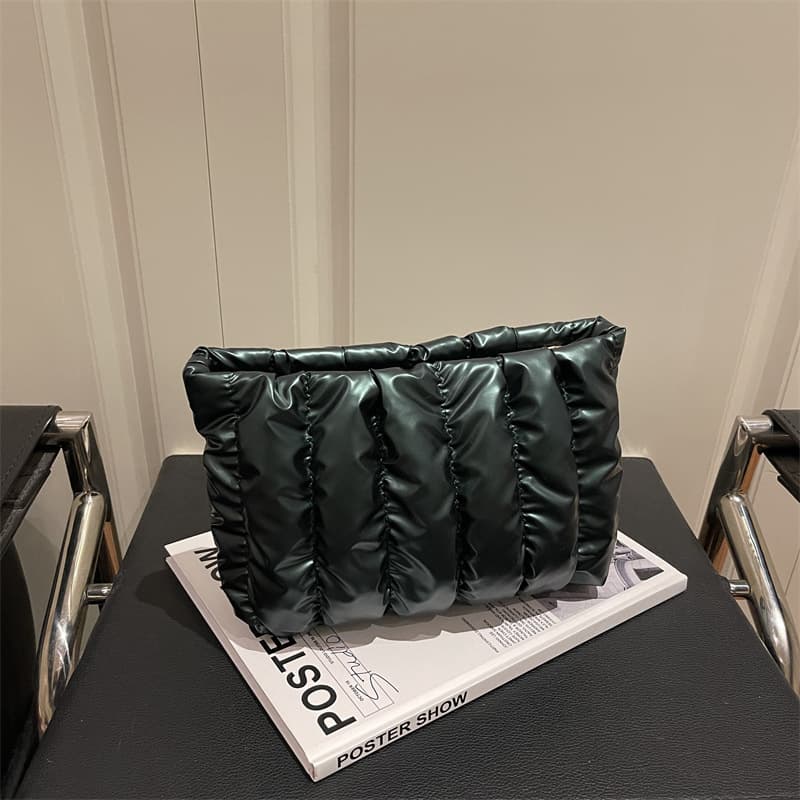 ins Fengyunduo pleated cosmetic bag women's small portable travel portable large capacity high-end filled cotton storage bag