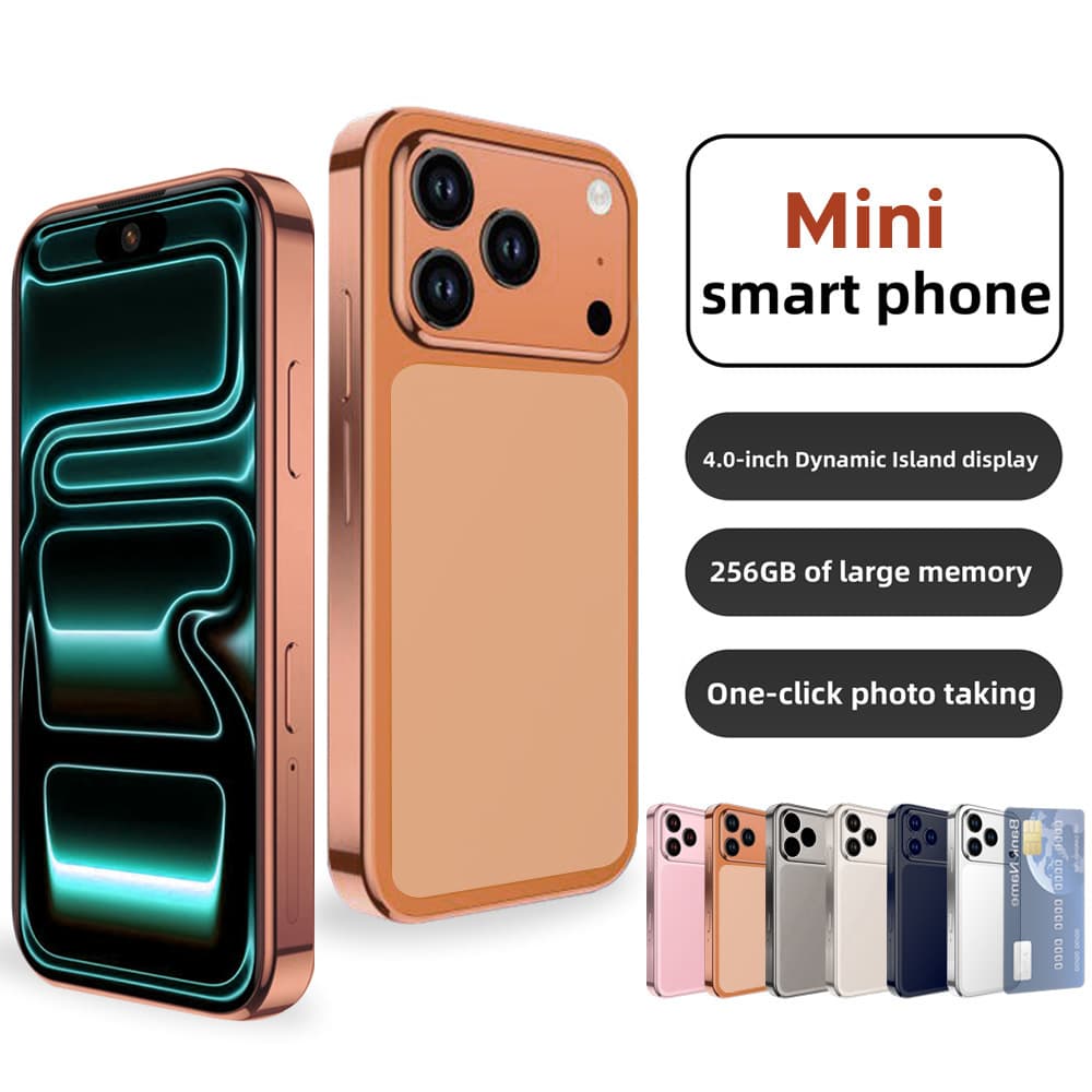 Cross-border 2026 New i17mini Smartphone 8+256 Global Unlocked Version Mini Phone In Stock
