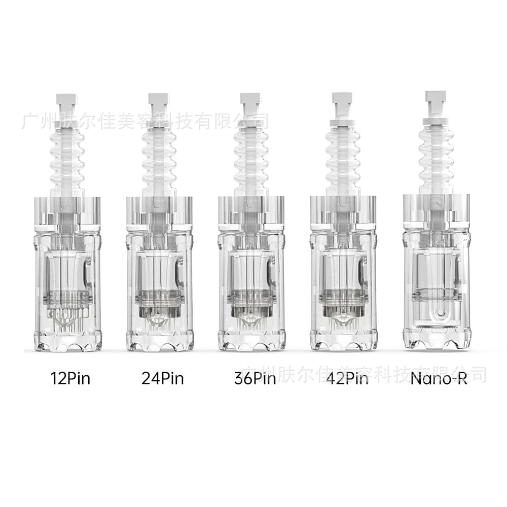 Cross-border Hot-Selling Dr.pen A10 Electric Microneedling Device Consumable Round Nano White Snap-On Cartridge Needle, Factory Direct Supply