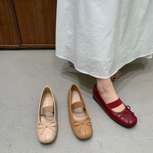 Chuyuji French Style for Dresses Inner Height Increase Mary Jane Shoes Women 2026 New Round Toe Bow Thick Sole Bean