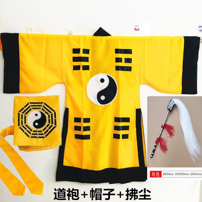 Emperor Xi Taoist Robe Set, Halloween Costume, Martial Arts Robe, Tai Chi Bagua Robe, Lin Zheng