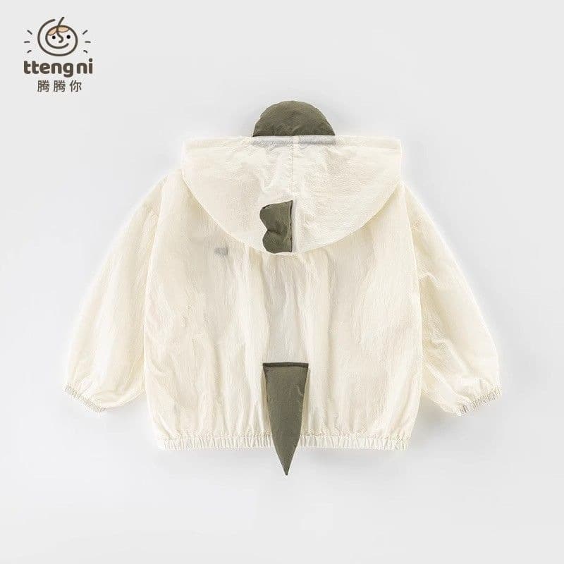 Baby summer sun protection clothing thin cartoon light and breathable baby sun protection clothing jacket children's skin clothing summer clothing trendy