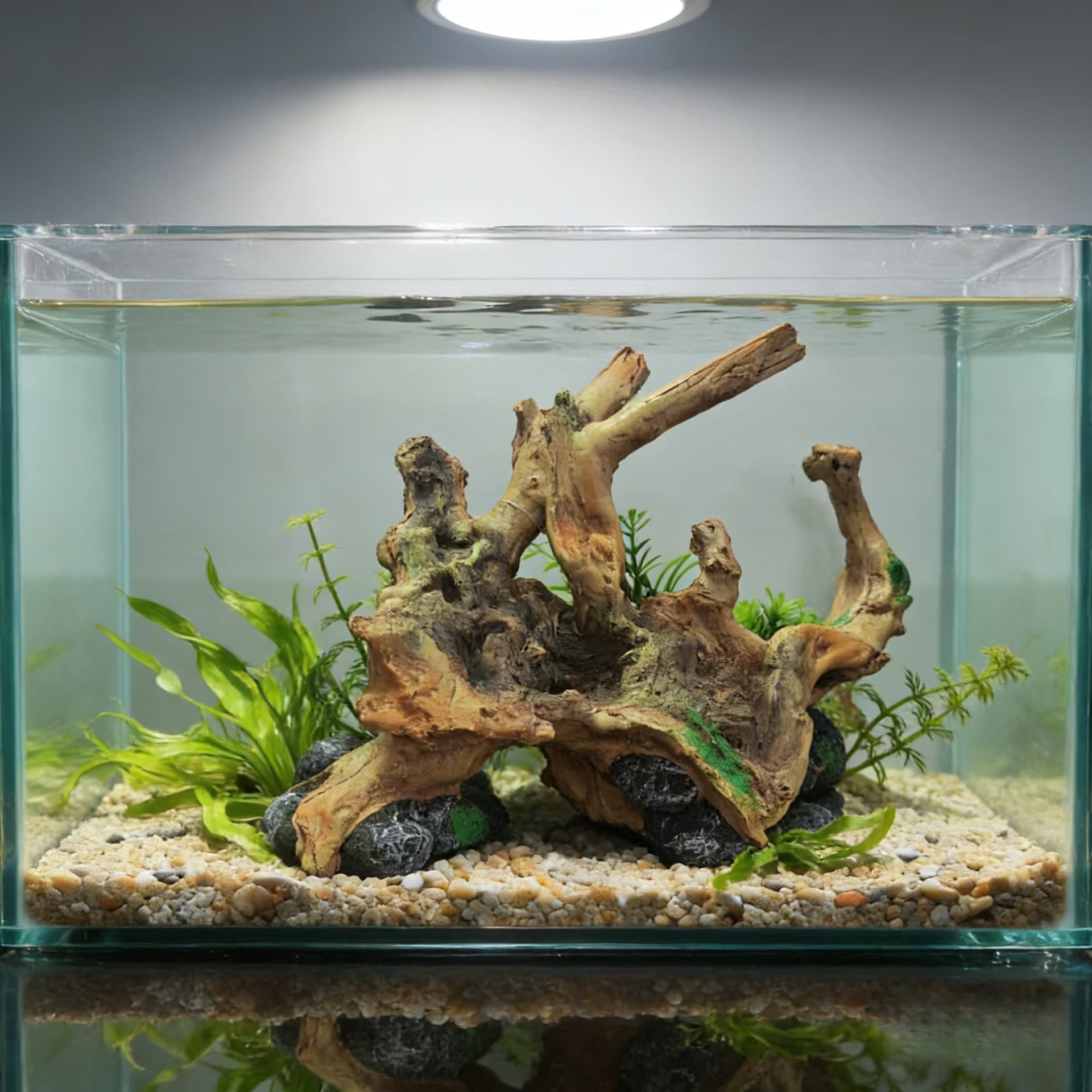 Artificial Resin Tree Roots and Branches for Aquarium Decoration, Simulating Real Plants and Roots for Reptile Hideouts and Fish Tank Landscaping