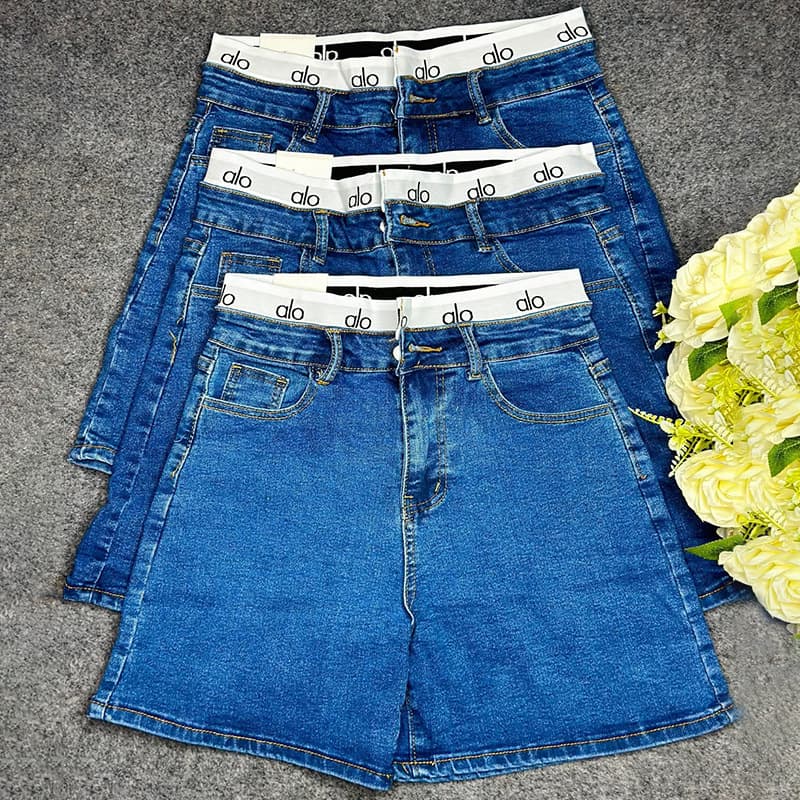 Women's Denim Shorts Elastic Denim Shorts Wholesale Jeans Shorts Available