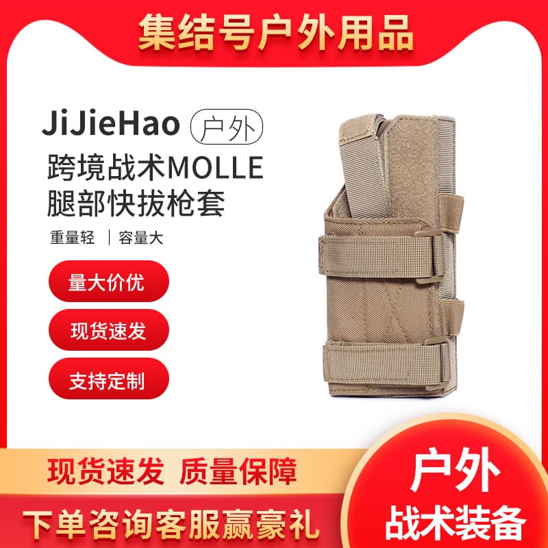 Cross-border Tactical Molle Leg Quick-Draw Holster for Real CS Field Tool Leg Mount Military Fan Tactical Gear