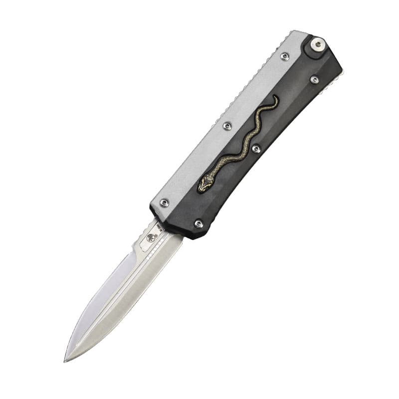 Snake God Cross-Border Folding Knife Mechanical Factory Direct Portable Self-Defense Knife Camping Hiking Mountaineering Knife Outdoor Knife
