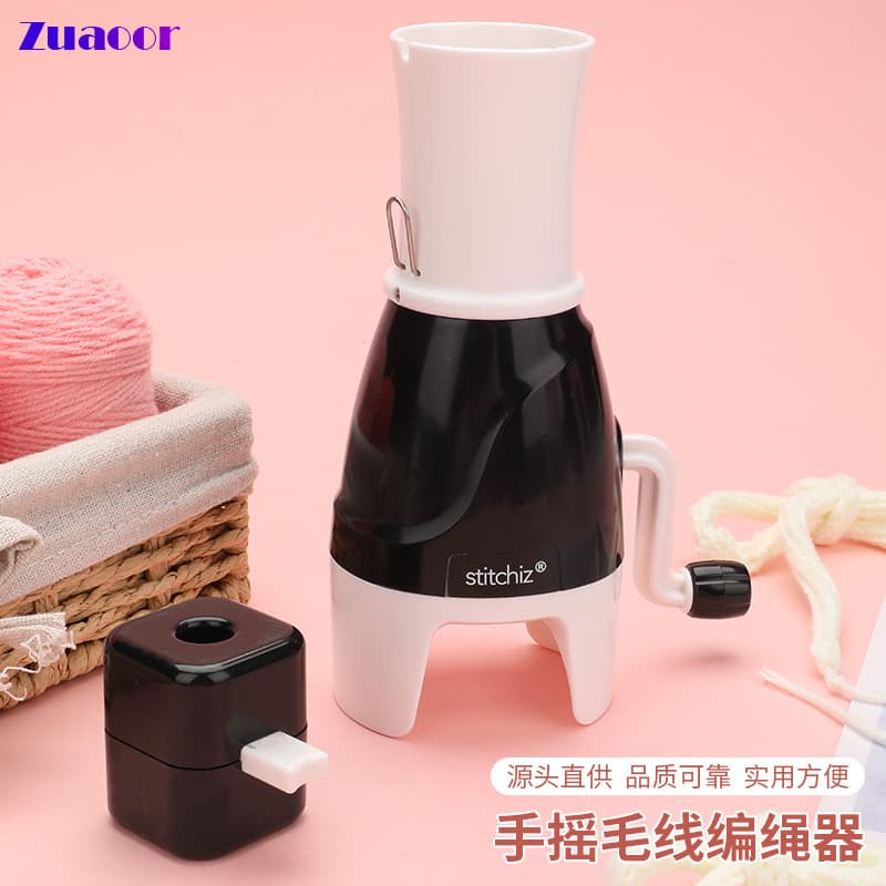 New stitchiz Hand-Crank Yarn Knitting Tool DIY Handmade Knitting Machine for Necklace Accessories Knitting