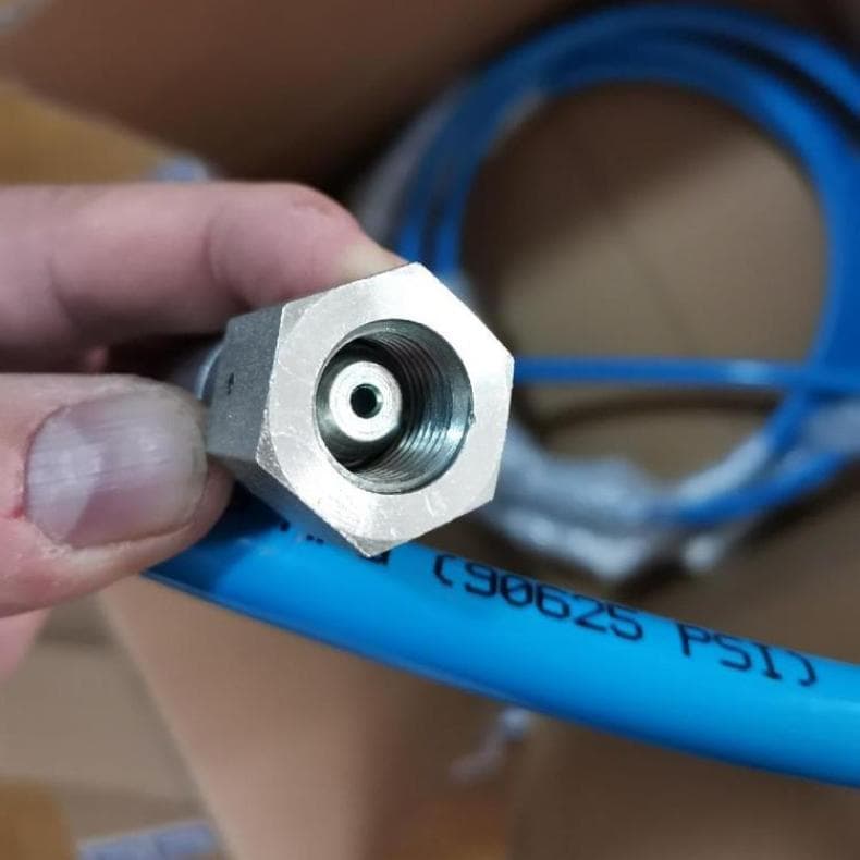 HX-12-2SP Ultra-High Pressure Hydraulic Hose 800BAR High-Pressure Oil Pipe, Nitrogen, Air Rubber Hose