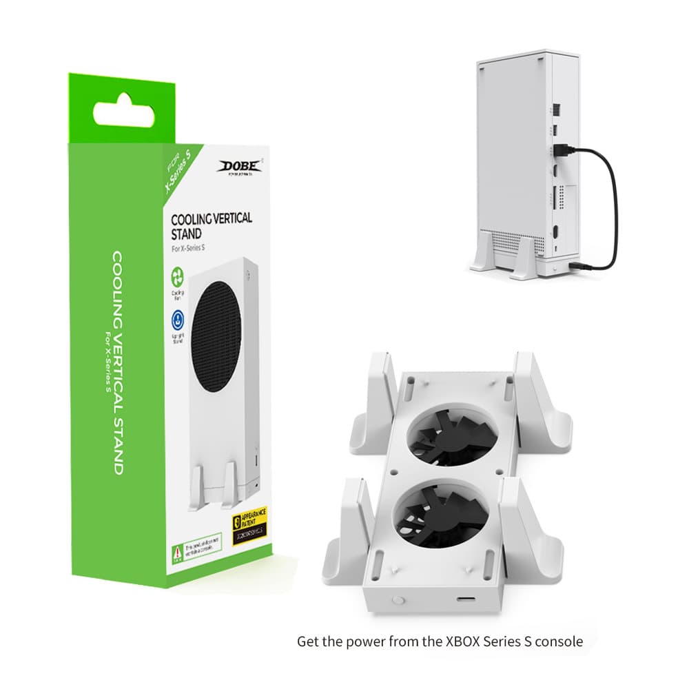 Xbox Series S Game Console Cooling Vertical Heat Dissipation Fan Base Xss Console Bracket Digital Computer Accessories