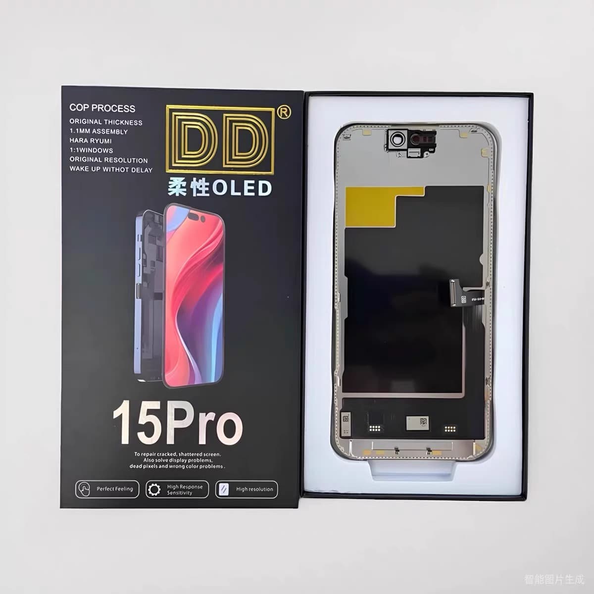 DD High Refresh Rate OLED Screen Assembly for Apple 15 Pro Max 16 14 Pro Max 13 Pro 17 Pro