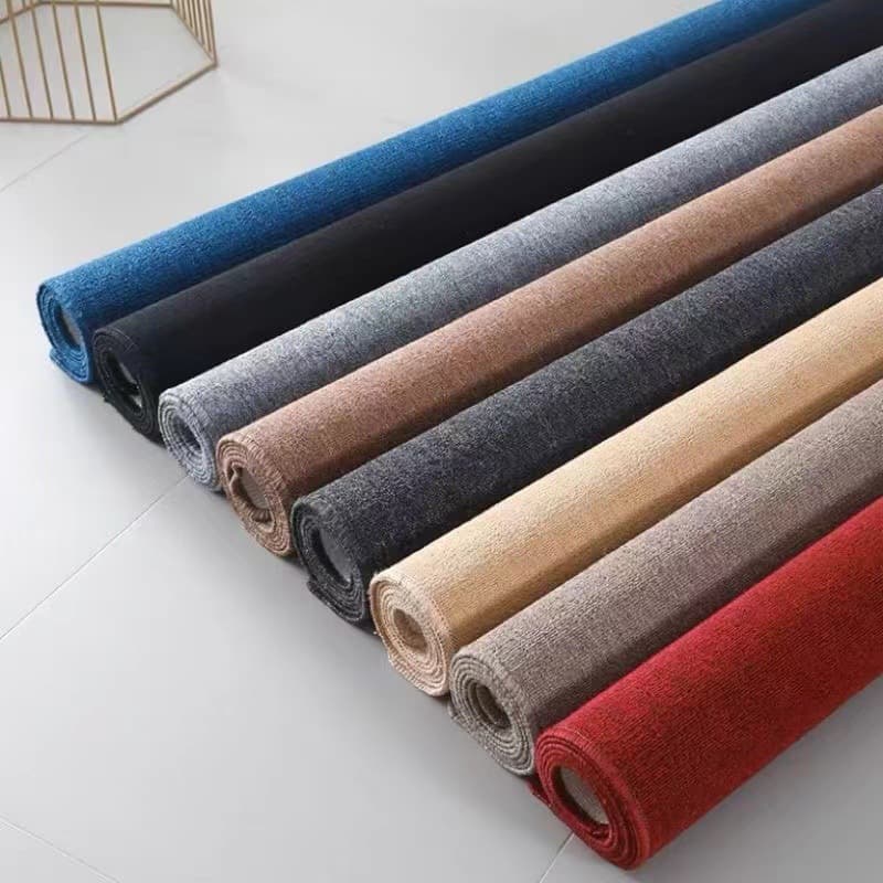 Huade short-haired gray photo carpet background cloth live broadcast rental house bedroom full floor mat office wear-resistant solid color