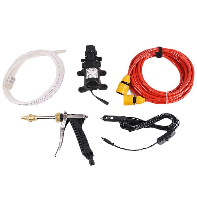 Portable High-Pressure 12V Car Washer with Auto Stop and Smart Pump