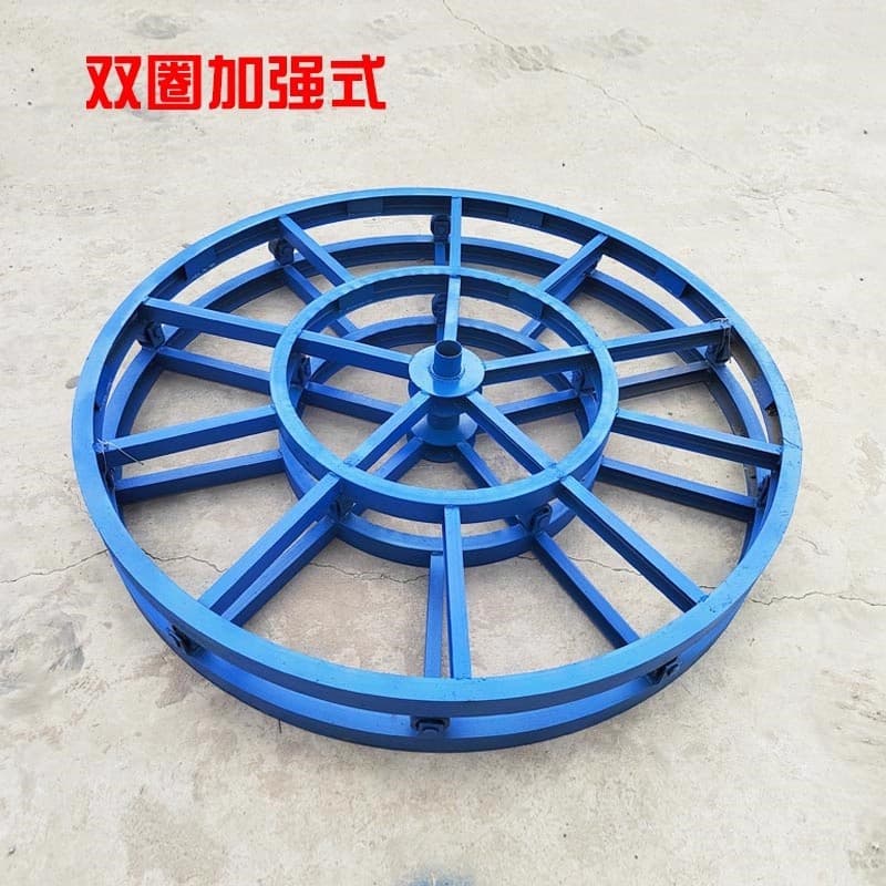 1. Horizontal channel steel reel cable laying frame; 2. Cable laying frame brake.
