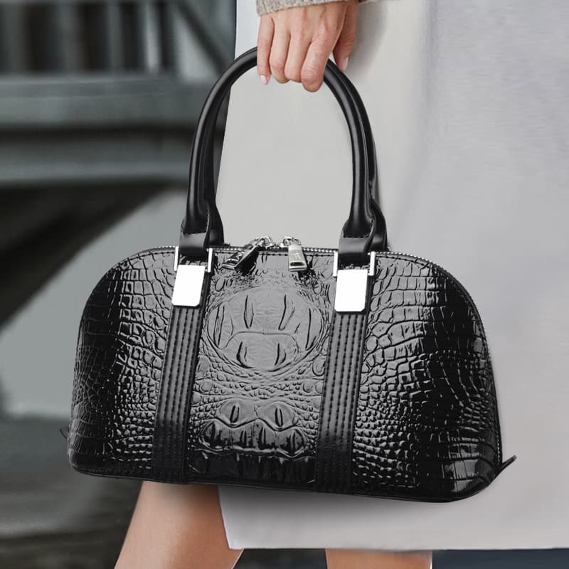 Handbags for women·2025 new fashionable shoulder crossbody pillow bag crocodile leather cross-border trendy women's bag