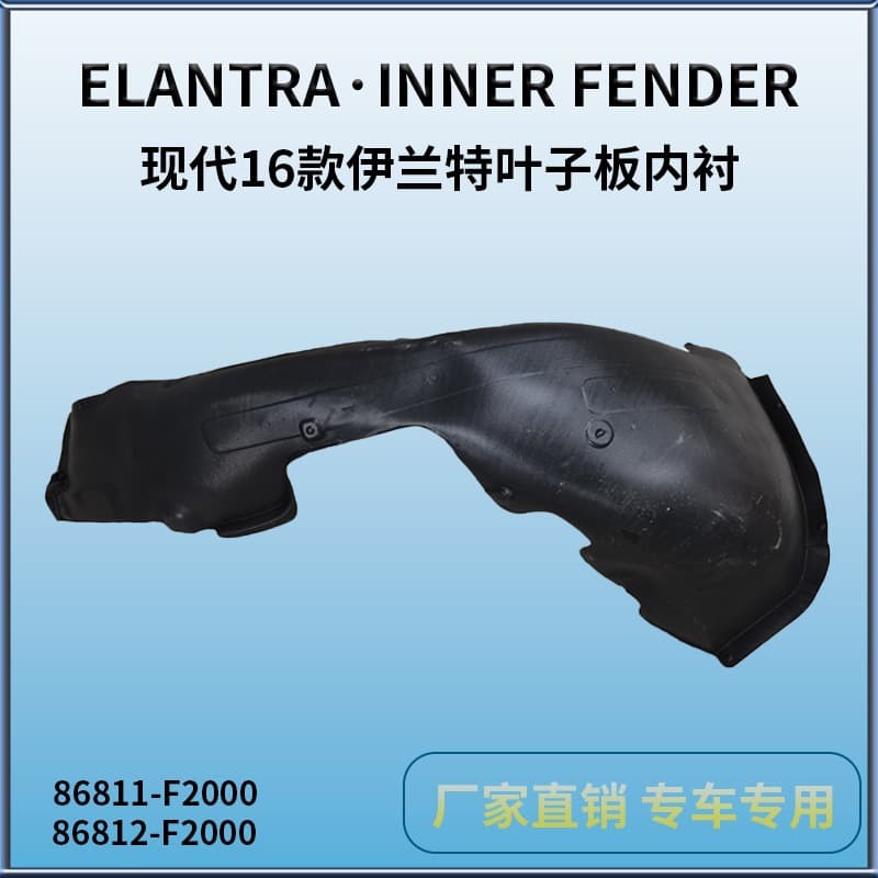 Suitable for 2016 Hyundai Elantra inner fender