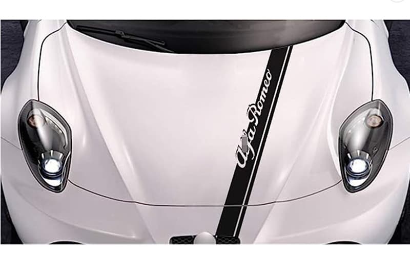 For Alfa Romeo 147 156 159 Hood Decal Sticker A1192