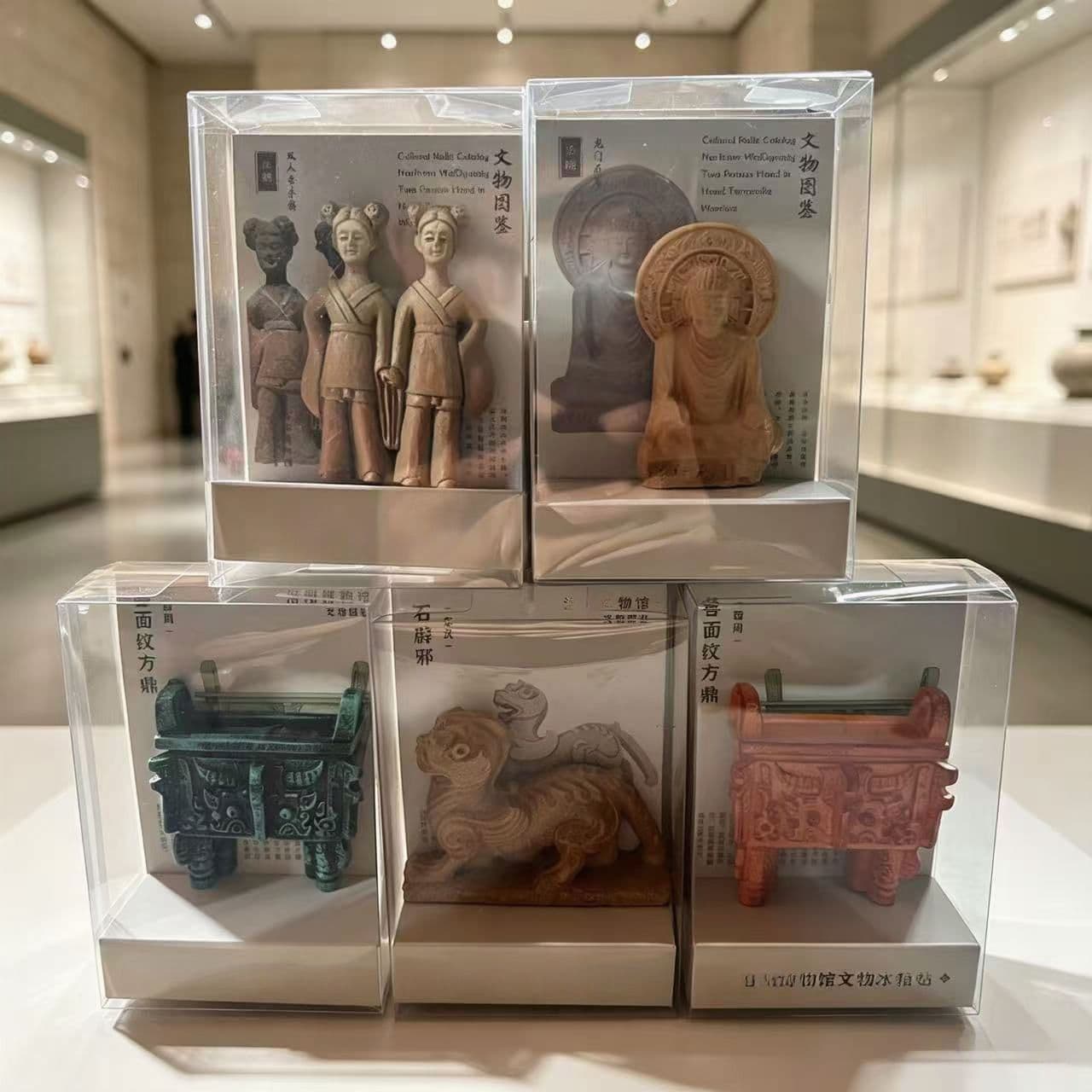 Henan Attractions Luoyang Longmen Refrigerator Magnet Laojun Mountain Baima Temple Peony Agarwood Three-dimensional Cultural and Creative Trendy Products