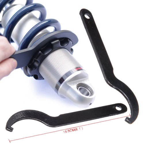 Crescent wrench hook wrench motorcycle off-road vehicle all-terrain vehicle shock absorber adjustment wrench other