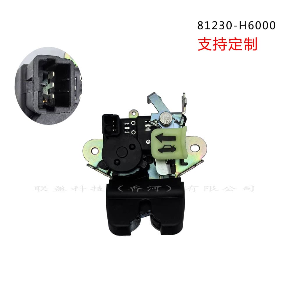 81230-H6000 Compatible with Hyundai Accent Trunk Lock Rear Cover Lock Central Lock System Door Lock Car Door Lock