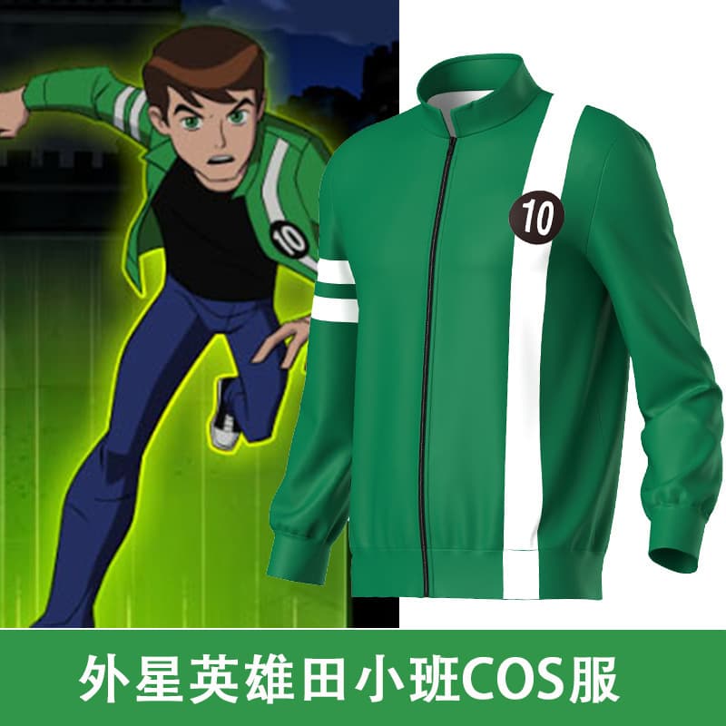 Ben10 Alien Gwen 3D Zip Hoodie Cardigan Unisex Hoodie Cosplay Anime Merch Daily Wear