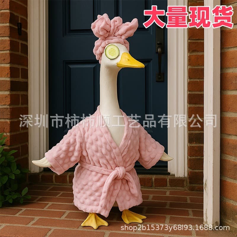 Cross-border New Product Porch Goose Bathrobe Halloween Funny Costume Yard Holiday Decoration Costume Accessory Atmosphere Set