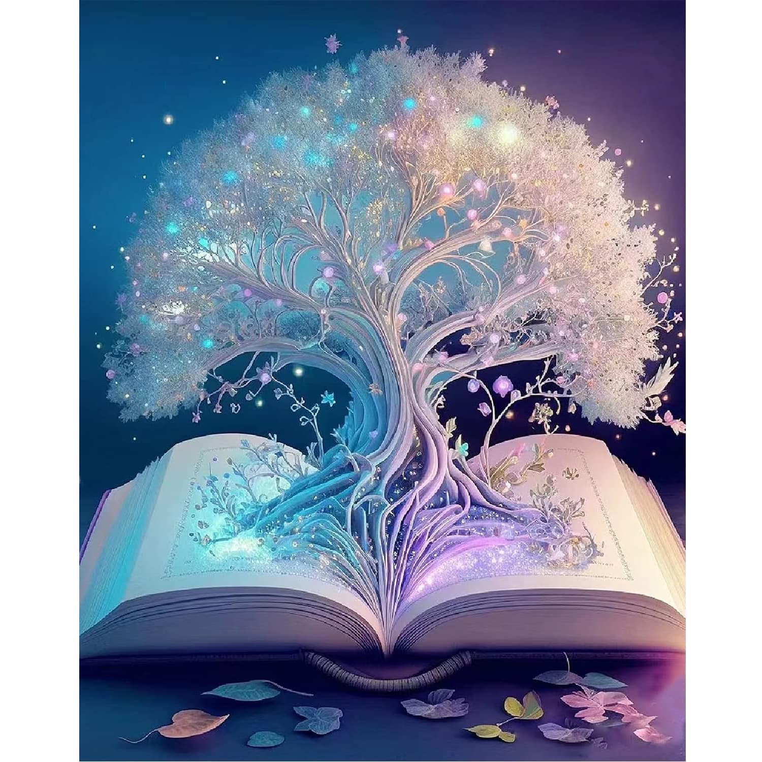 Cross-border Hot-selling Tree of Life Diamond Painting Set Round Full Drill Living Room Bedroom Decorative Painting DIY Wholesale