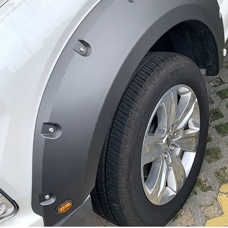 Compatible with 2015-2020 Ford F150 Wide Fender Flare Modification Raptor Style Wide Wheel Arch Side Surrounding Mud Flaps