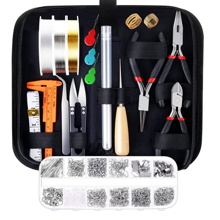 DIY Jewelry Making Tool Kit, Beading Thread, Jewelry Repair and Beading Wire Tool Set