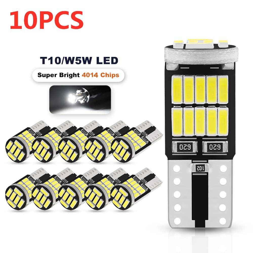 Decoding Light T10-4014-26SMD Super Bright LED Wide Indicator Bulb License Plate Light Reading Light