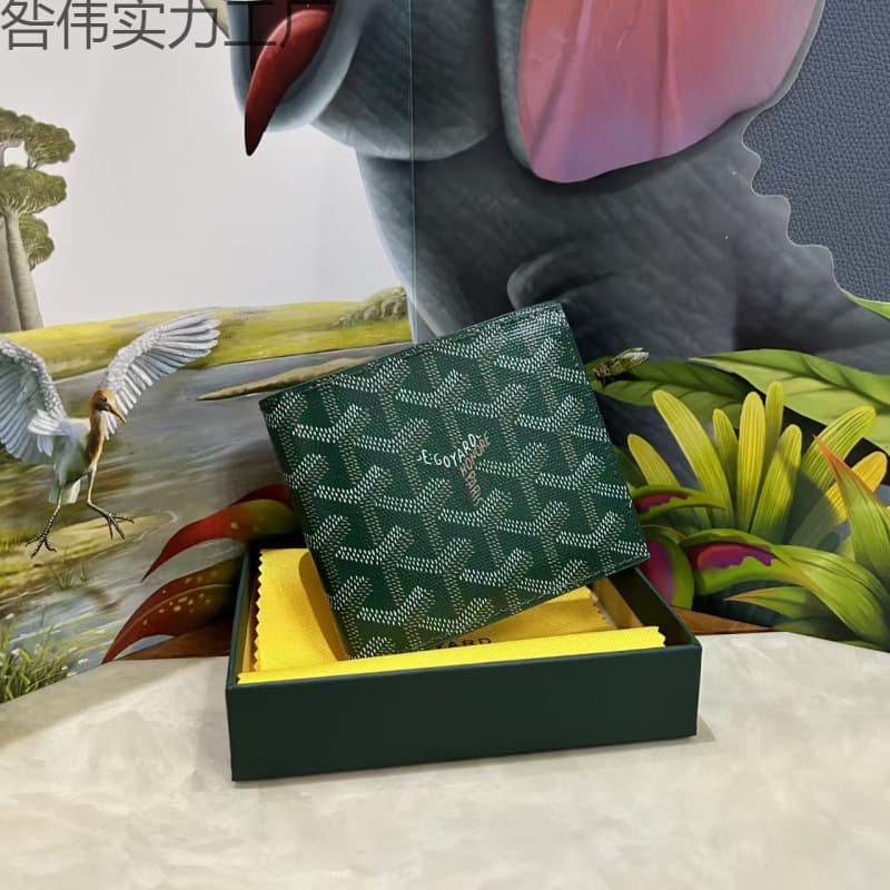 New Card Holder Goya Wallet Printed Short Multifunctional Bifold Thin Business Wallet Fashion Versatile Men