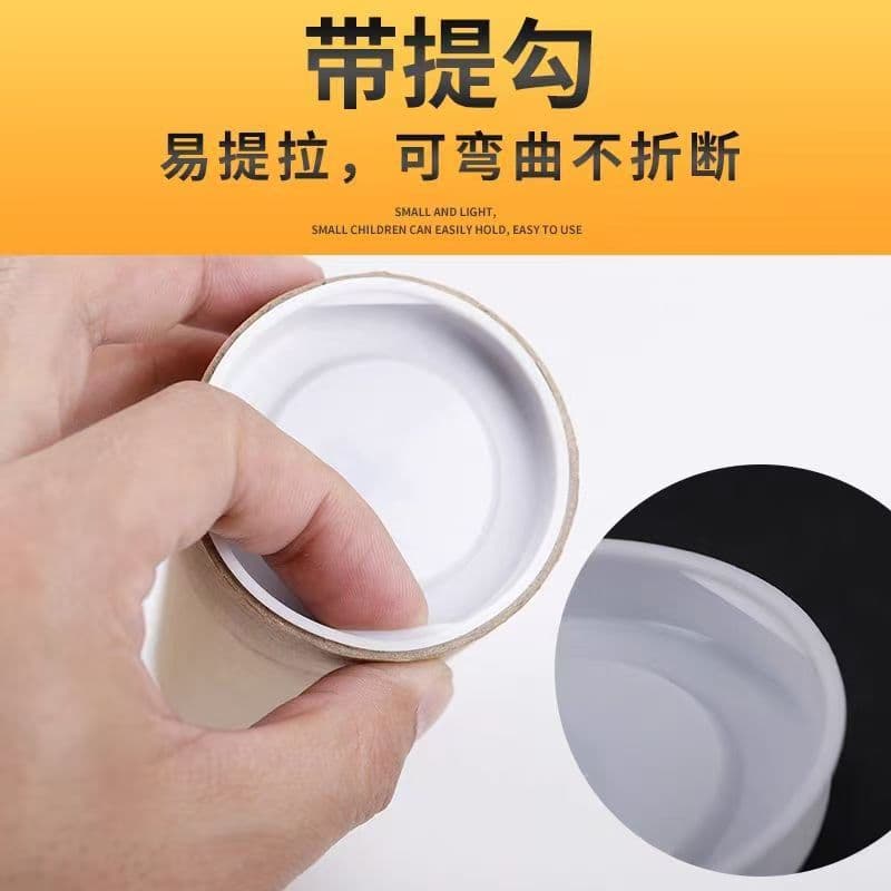Factory Wholesale Paper Tube Lid Plastic Paper Tube Cap with Handle Toilet Paper Tube Sealing Cap Express Fishing Rod Packaging Plastic Cap